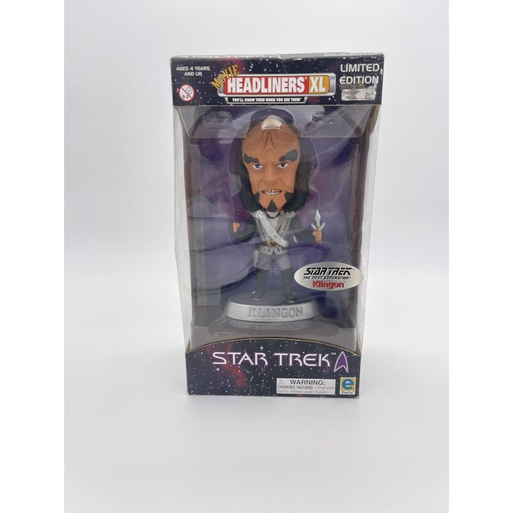Headliners XL Star Trek Klingon Action Figure Limited Edition‎ #895 Of 20,000
